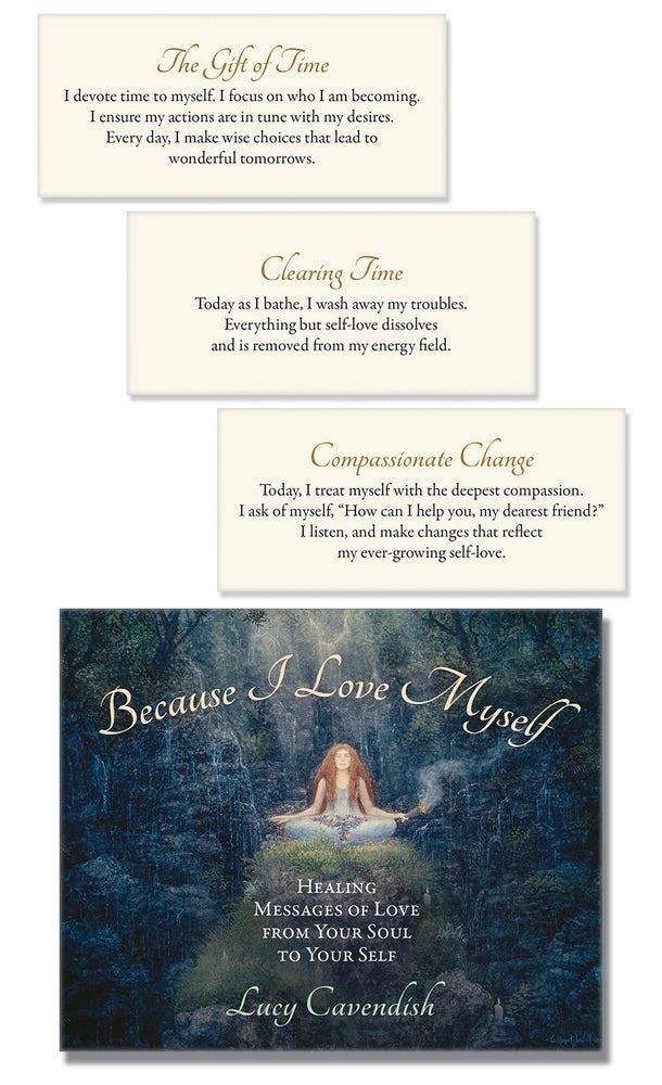 because i love myself affirmation cards