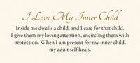 i love my inner child card