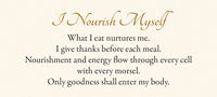 i nourish myself card