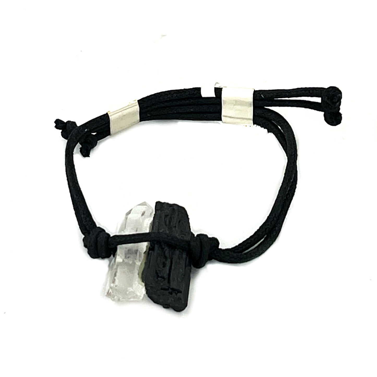 quartz/tourmaline bracelet