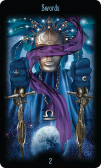 2 of swords card