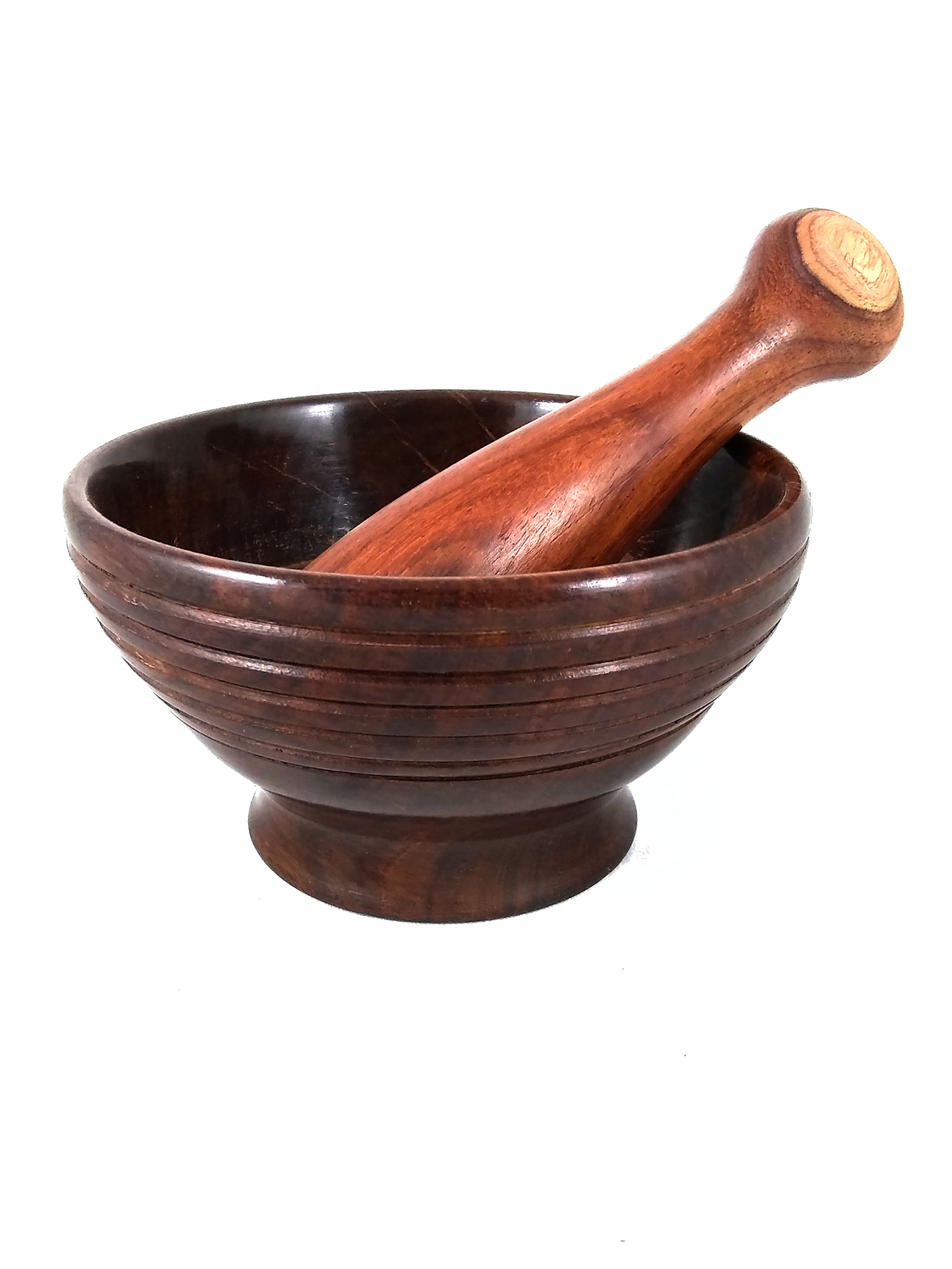 wood mortar & pestle