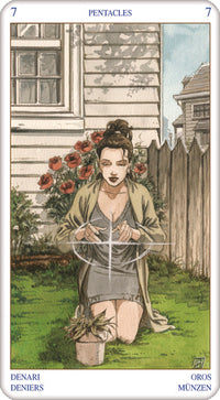 7 of pentacles card