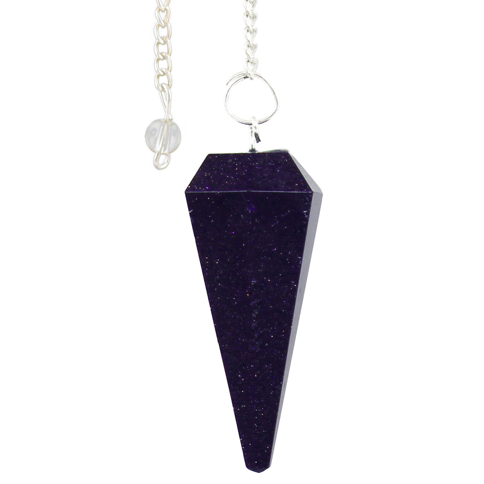 Blue Goldstone pendulum