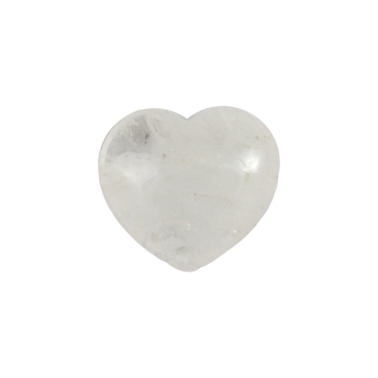 Small heart-shaped Clear Quartz