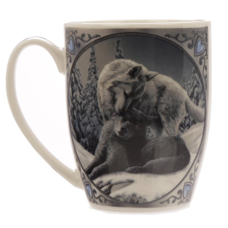 snow kisses mug front