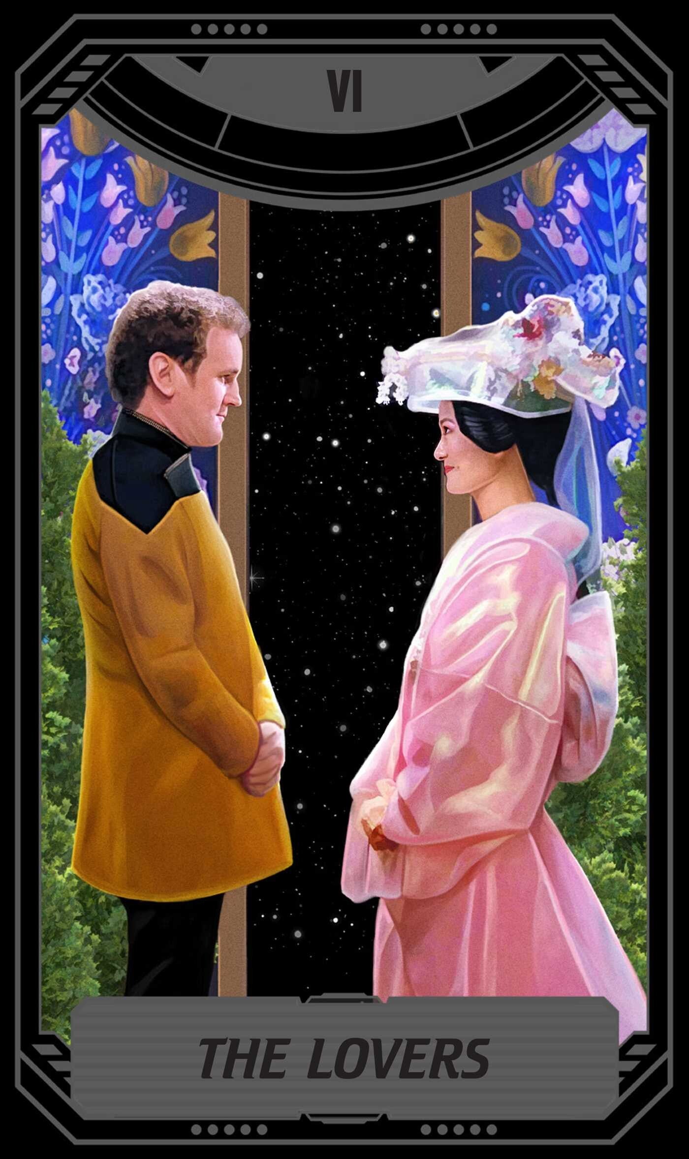 The Lovers card
