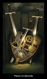 3 of swords card