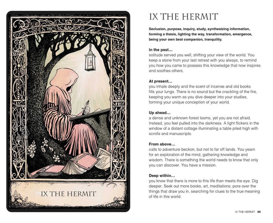 the Hermit card and description