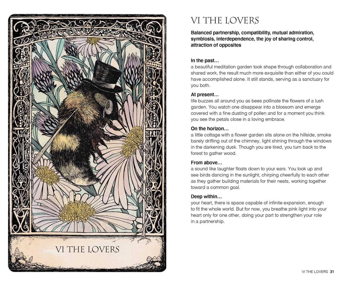 the lovers card and description