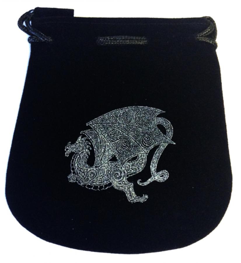 dragon velveteen bag