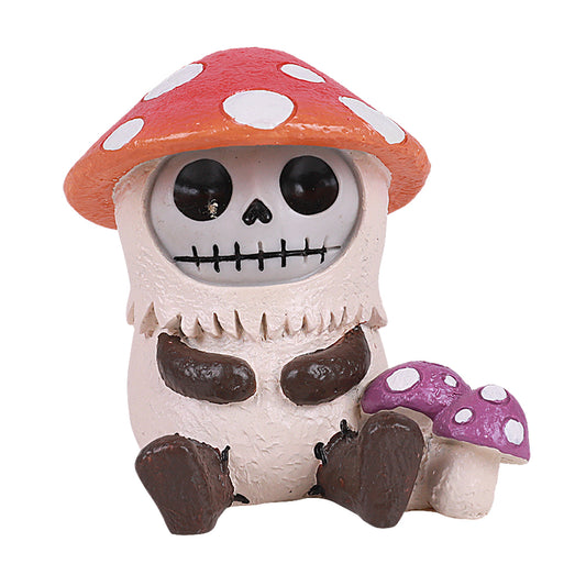 furrybones mushroom figurine