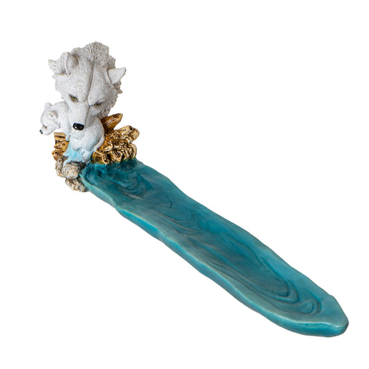 Incense Holder - Wolf and Pup