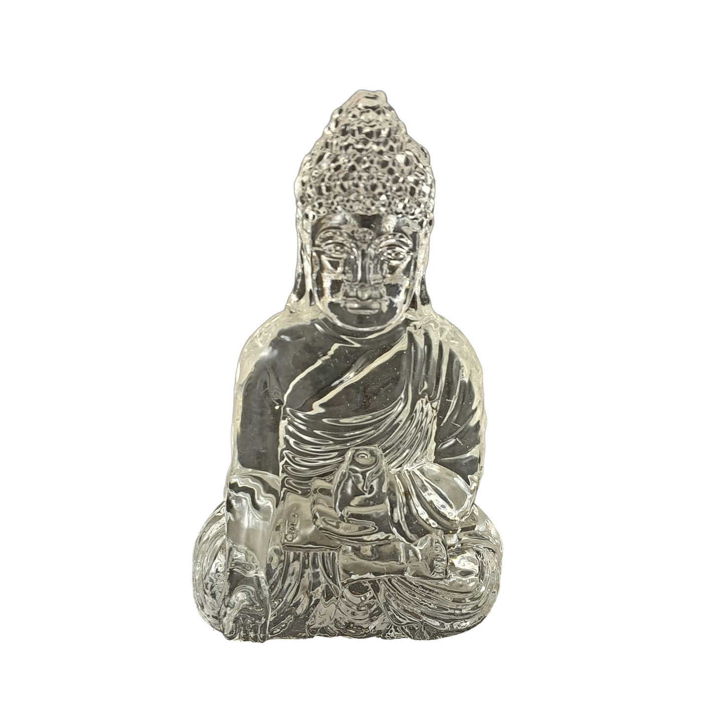 5.5" Glass Buddha