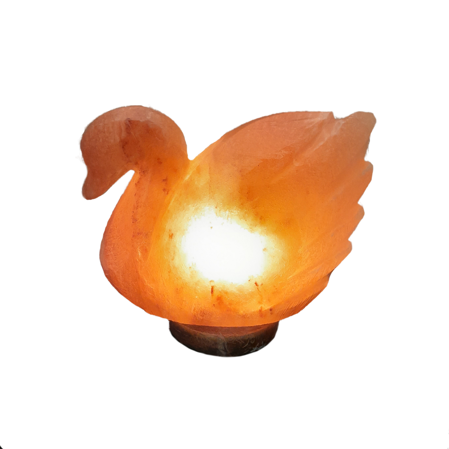 swan shaped himalayan salt lamp