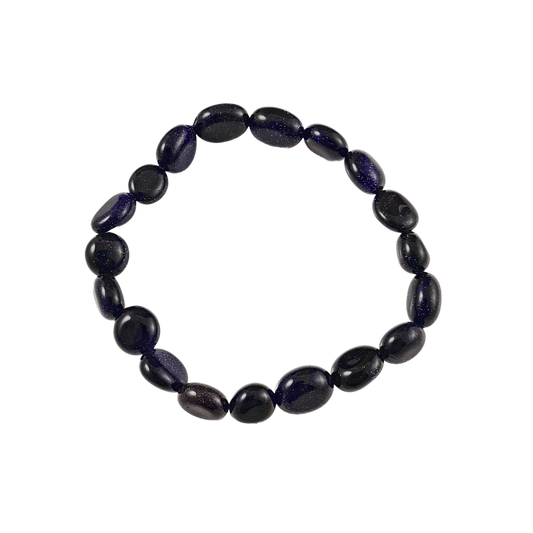 blue goldstone bracelet