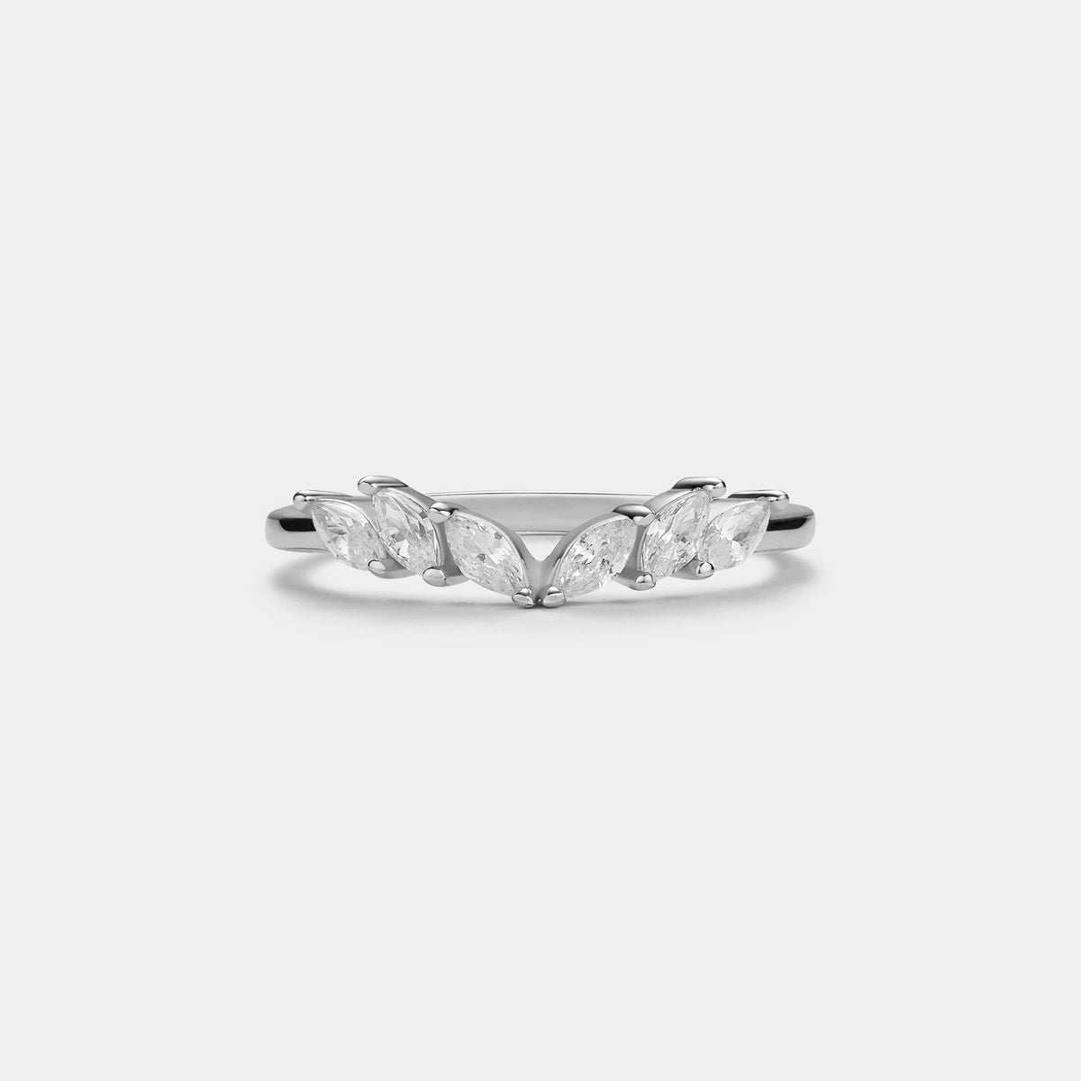 Ring - Cubic Zirconia Band Sterling Silver