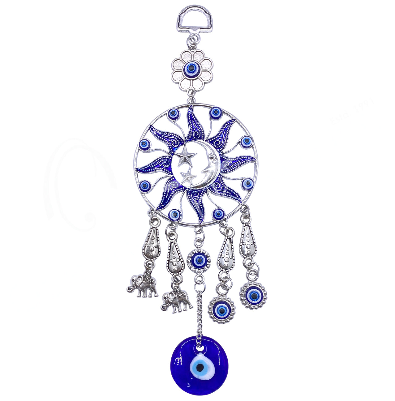 celestial evil eye wall hanging
