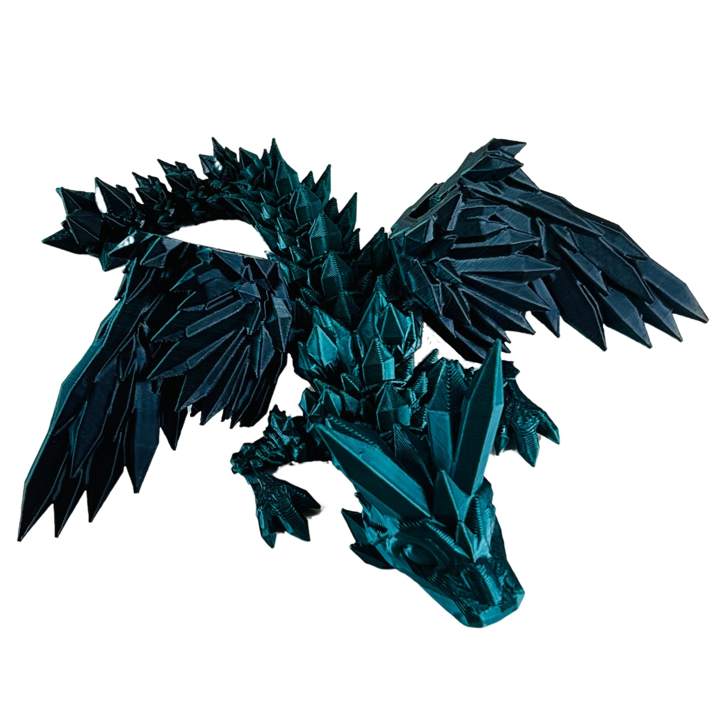3D Crystal Dragon with Wings - Small
