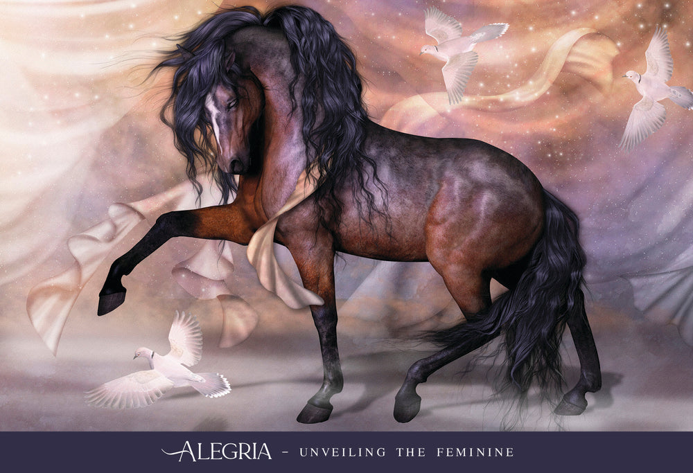 Alegria - Unveiling the feminine card