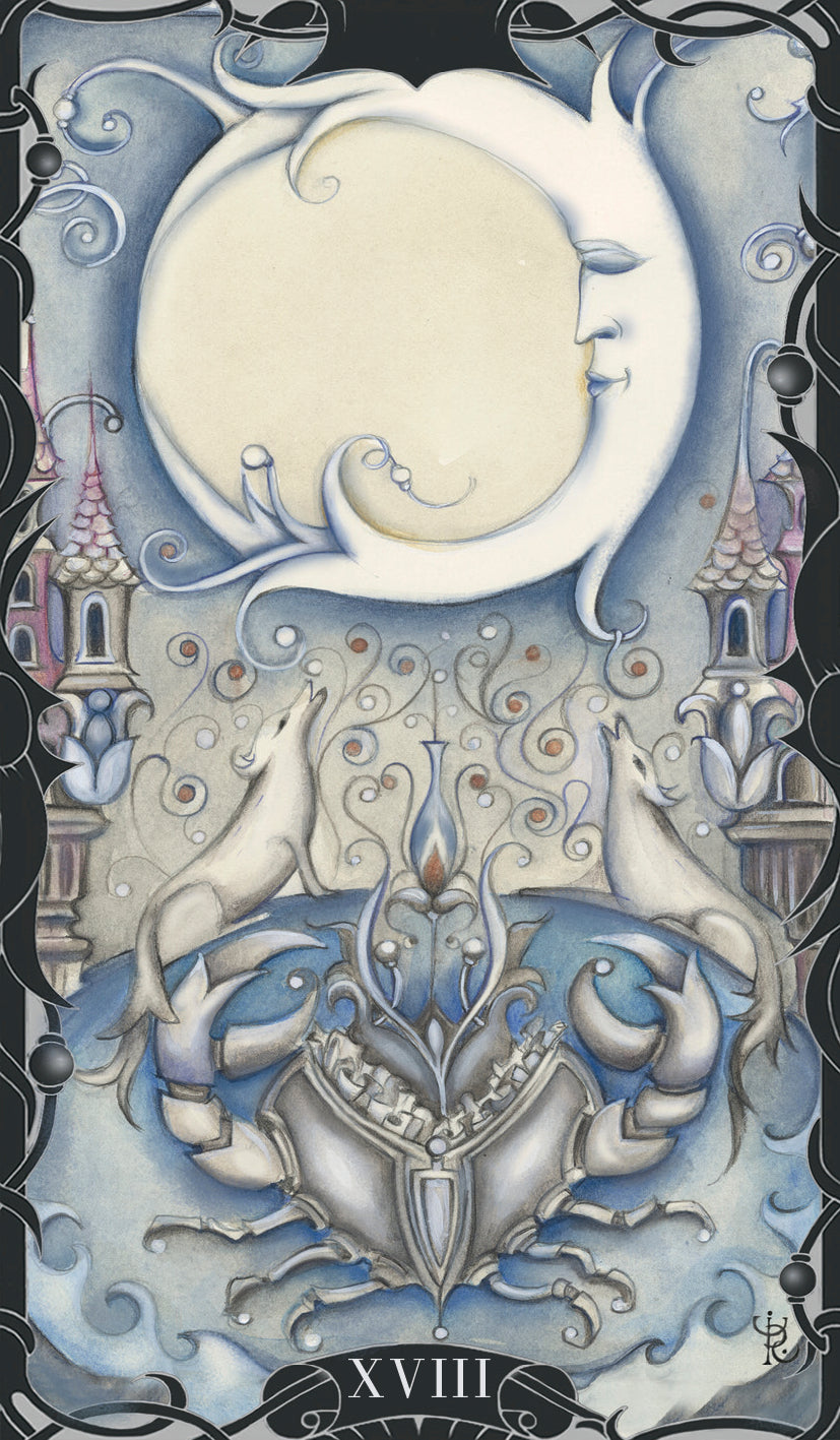 the moon card