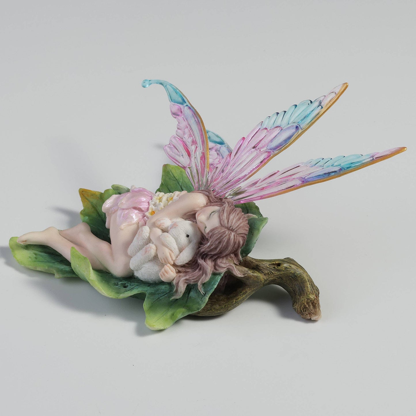 Fairy Cuddling Bunny 3.2"