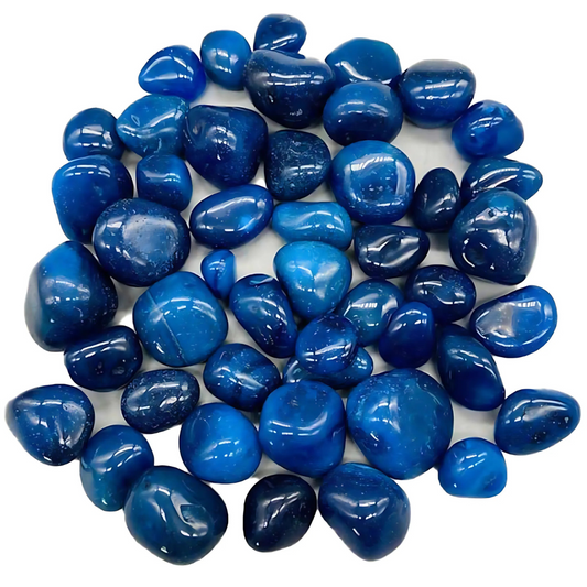 tumbled blue onyx