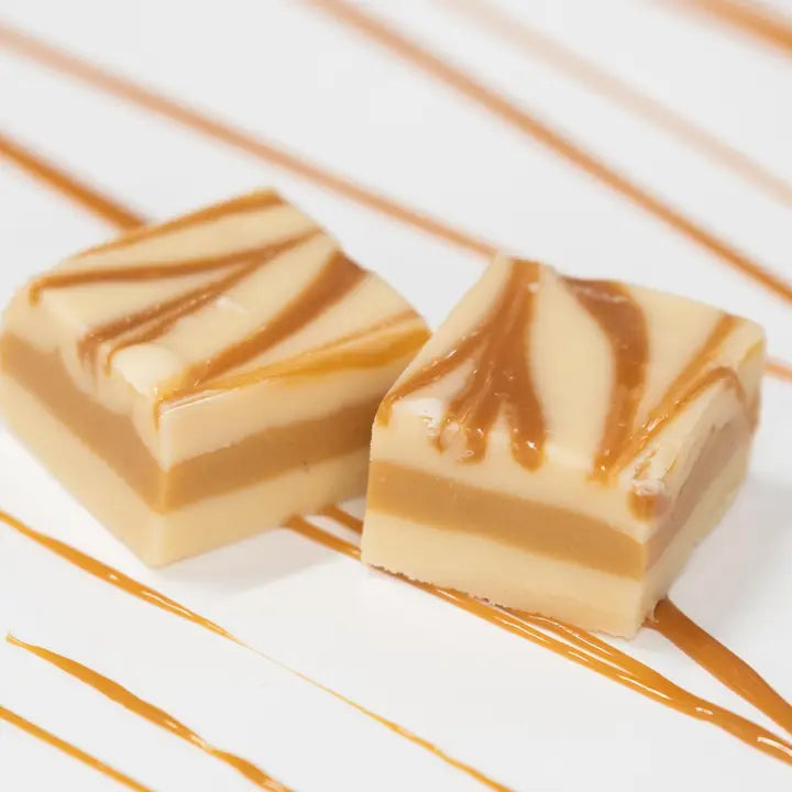 caramel vanilla swirl fudge 4oz