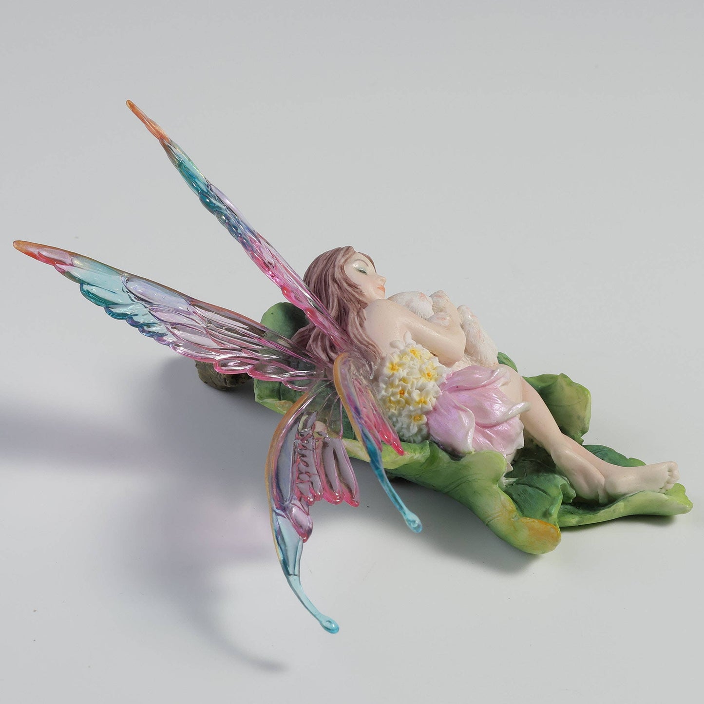Fairy Cuddling Bunny 3.2"