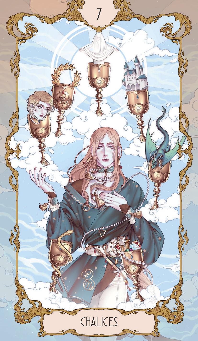 7 of chalices card