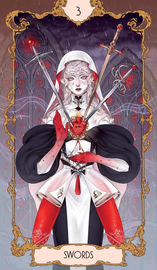3 of swords card
