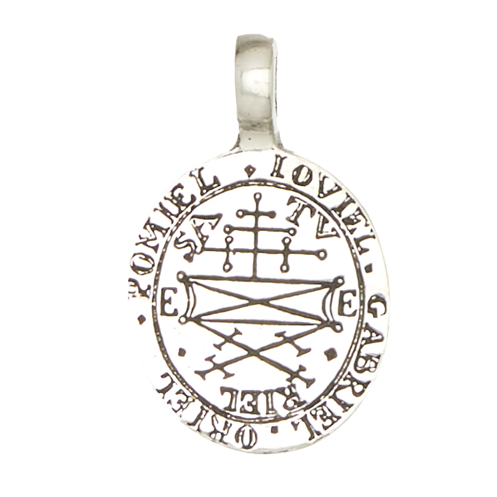 pewter protection amulet