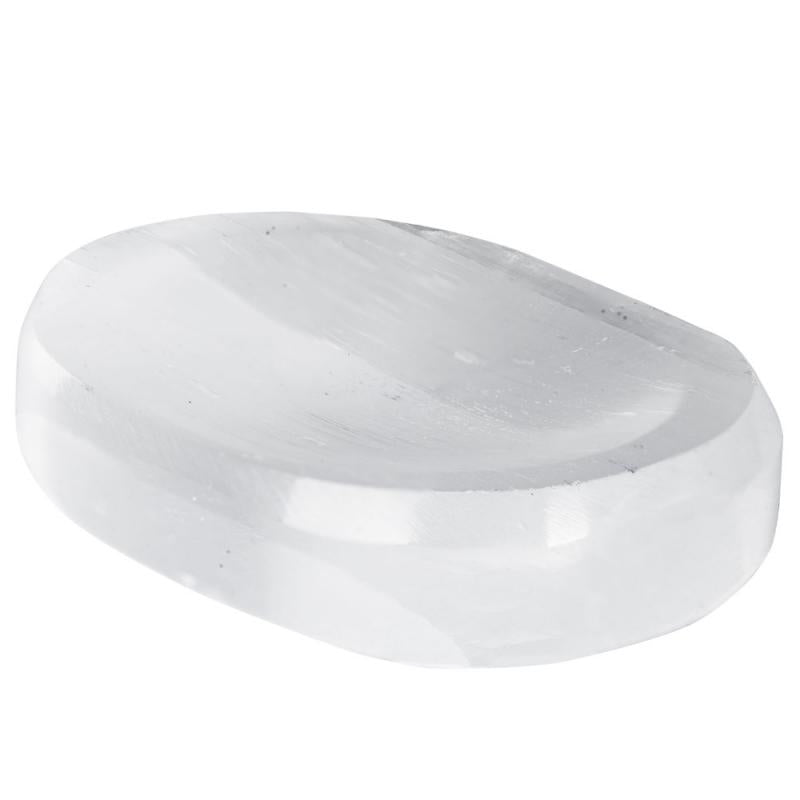 selenite worry stone