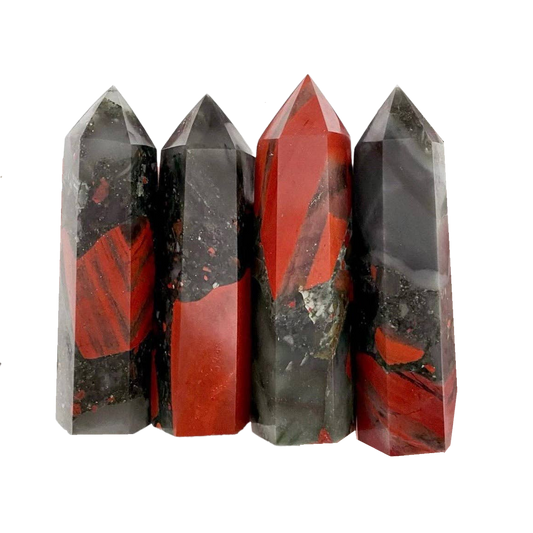 African Bloodstone 2-3” Obelisk