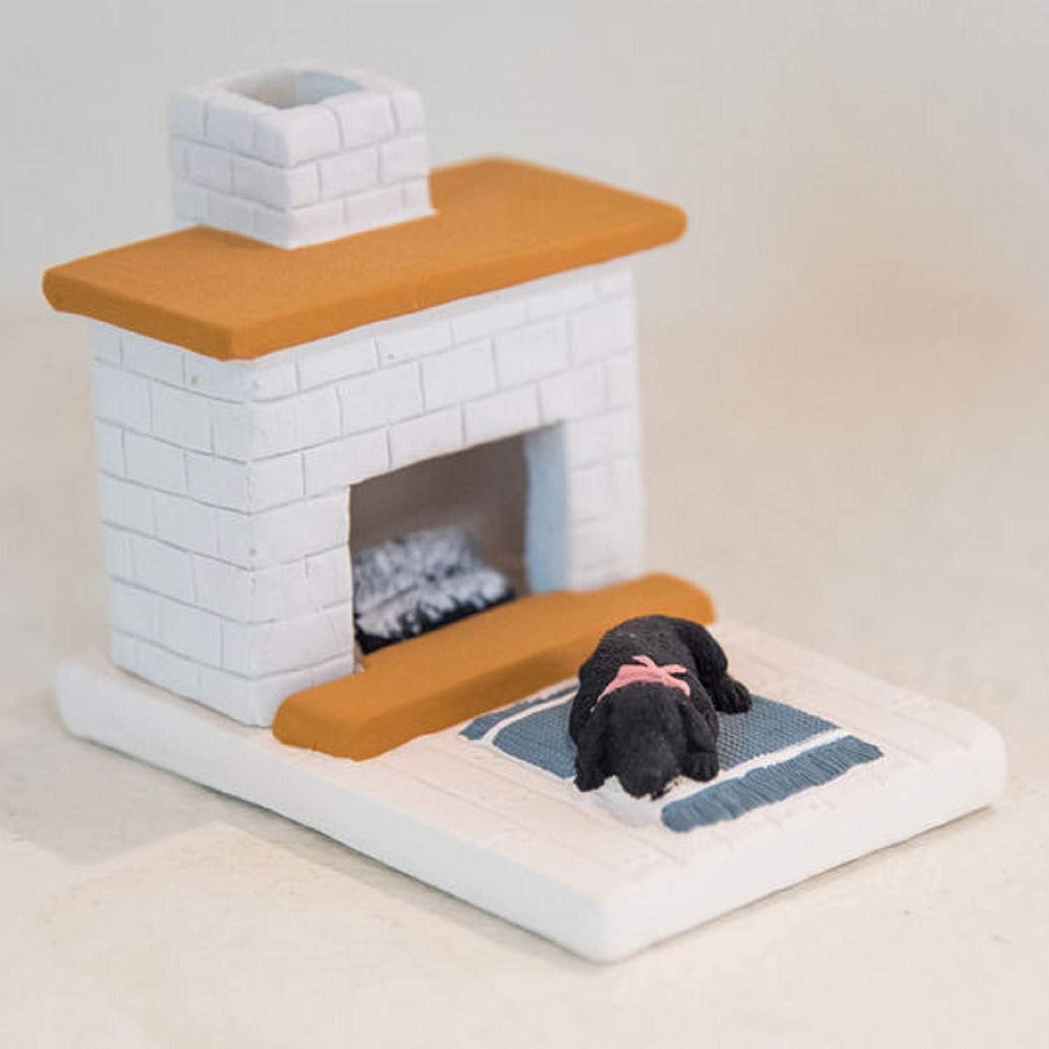 Hearth with black lab incense burner
