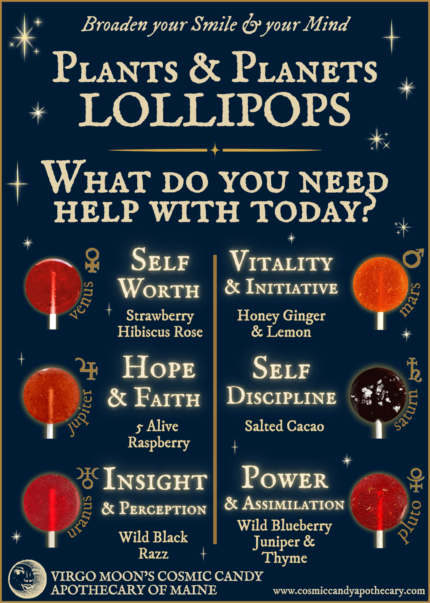 Plants & Planets Lollipops