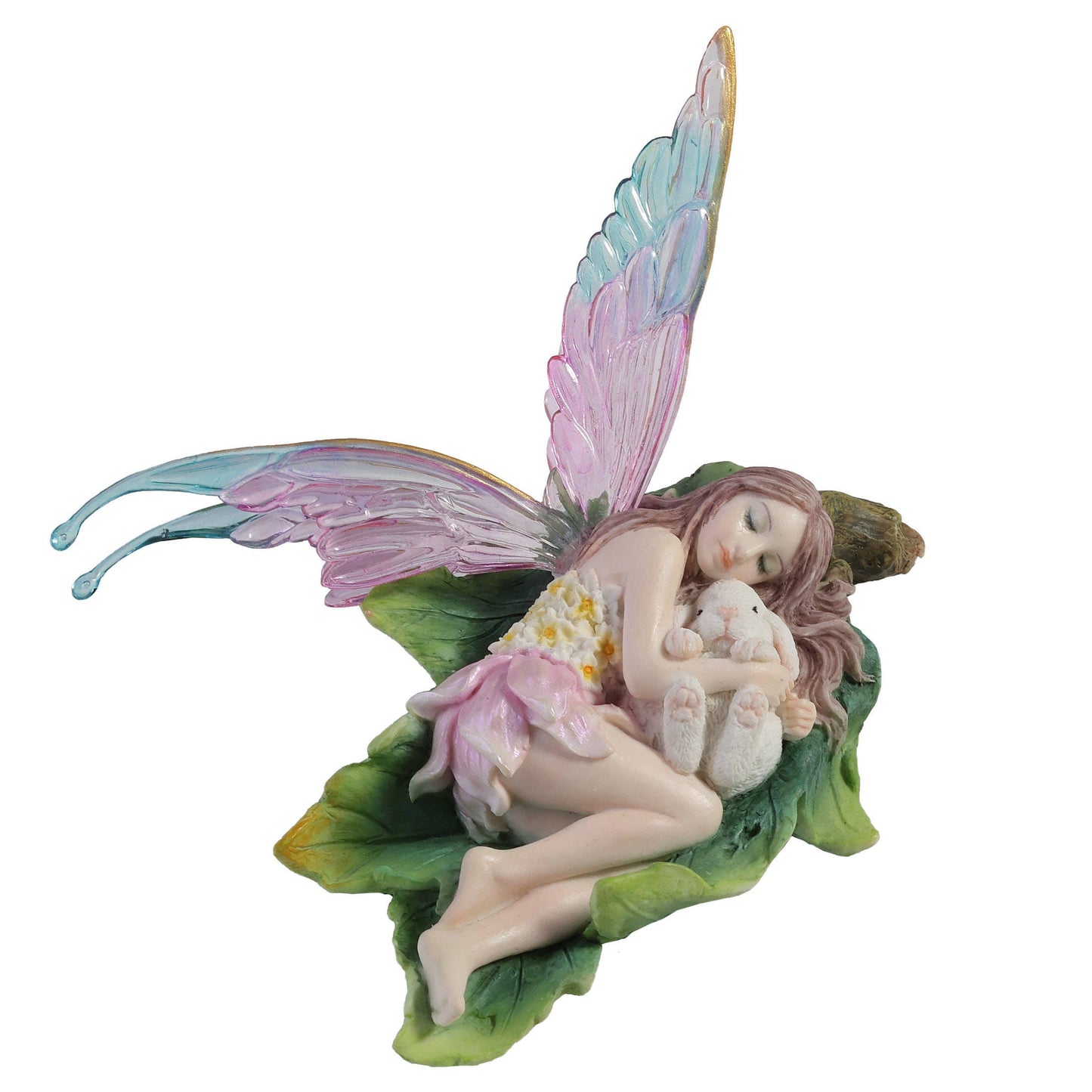 Fairy Cuddling Bunny 3.2"