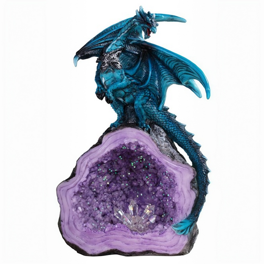 Blue Dragon with Crystal