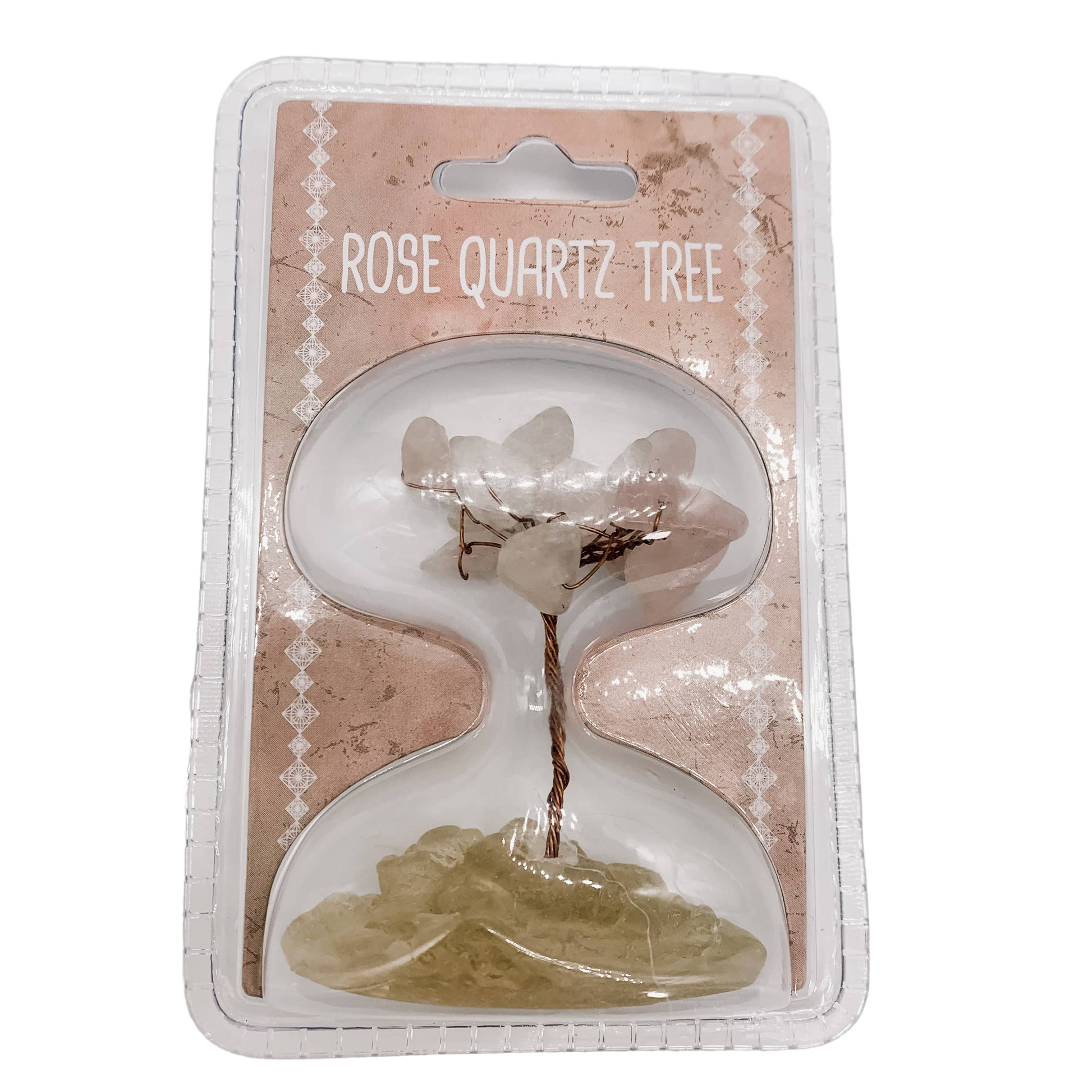 rose quartz baby bonsai tree