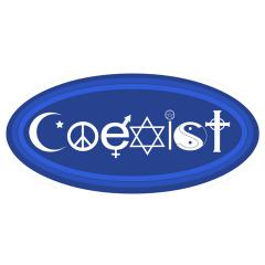 coexist iron-on patch