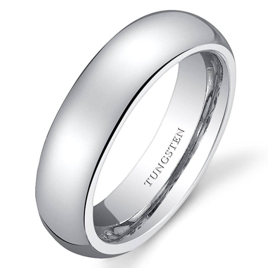 Ring - Tungsten 5mm Dome-Style Band