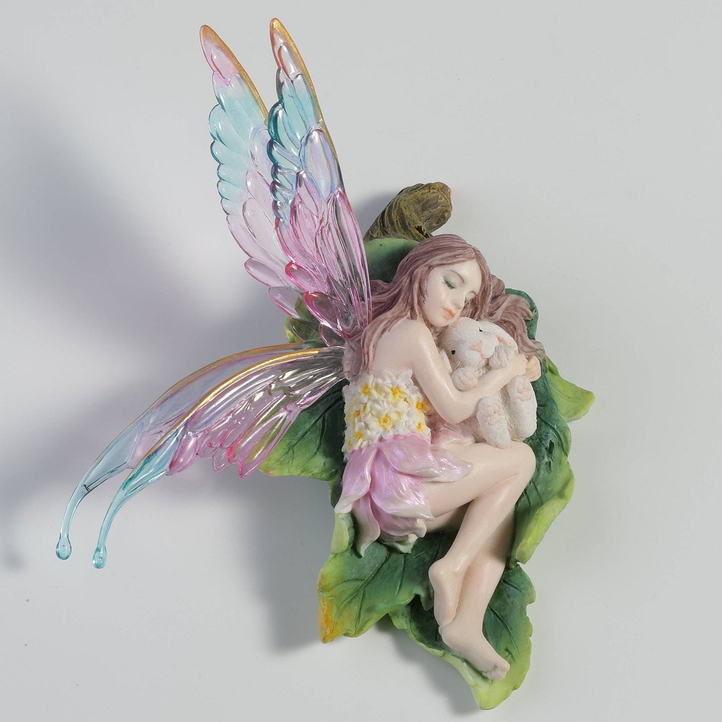 Fairy Cuddling Bunny 3.2"