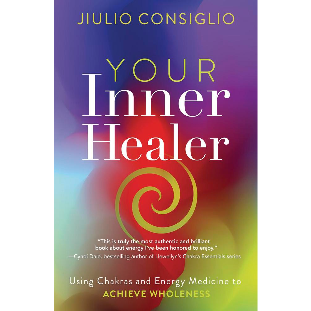 Book cover of 'Your Inner Healer' by Jiulio Consiglio with colorful design and text.