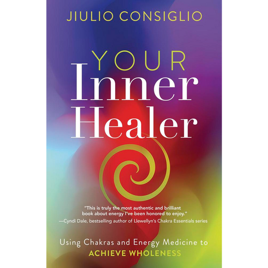 Book cover of 'Your Inner Healer' by Jiulio Consiglio with colorful design and text.