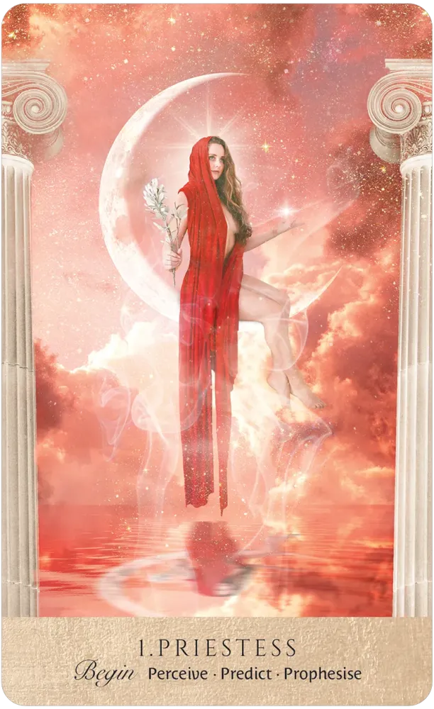1; priestess card