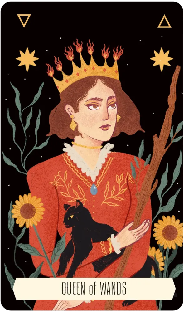 queen of wands card