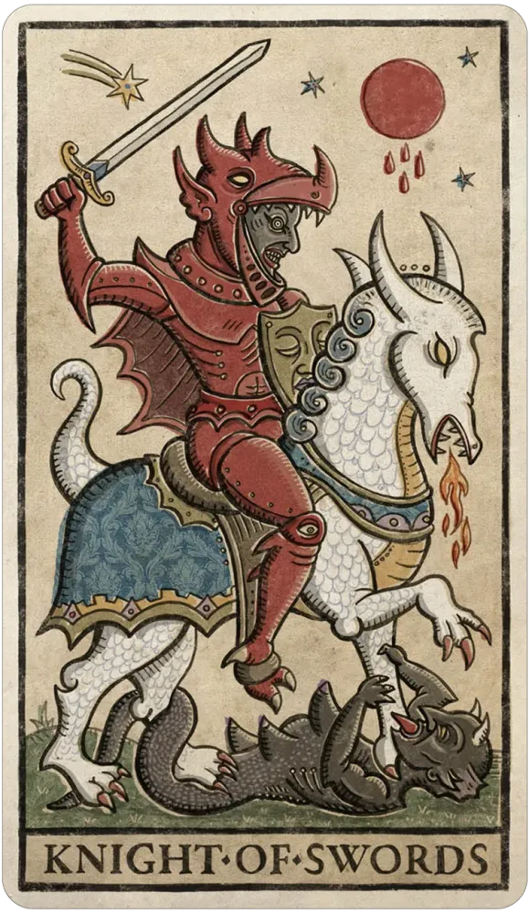 knight of swords card