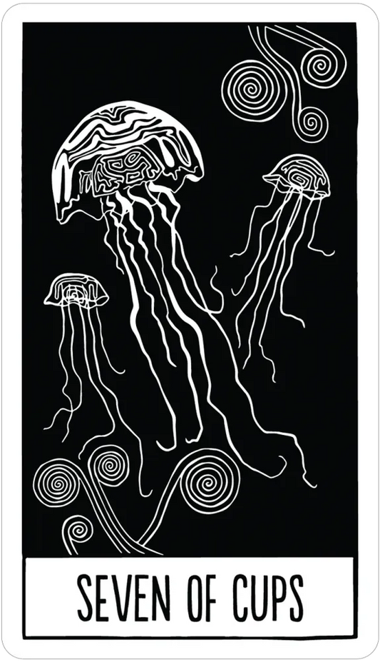 7 of cups card