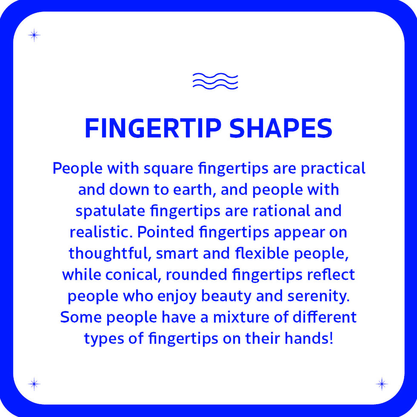 fingertip shapes explanation