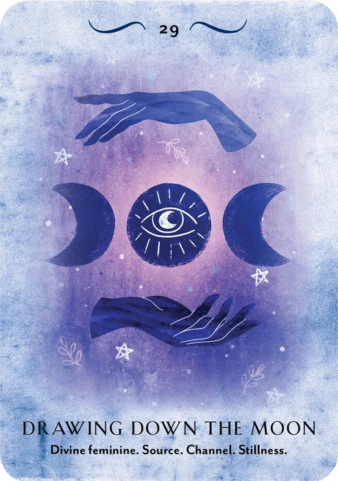 drawing down the moon card